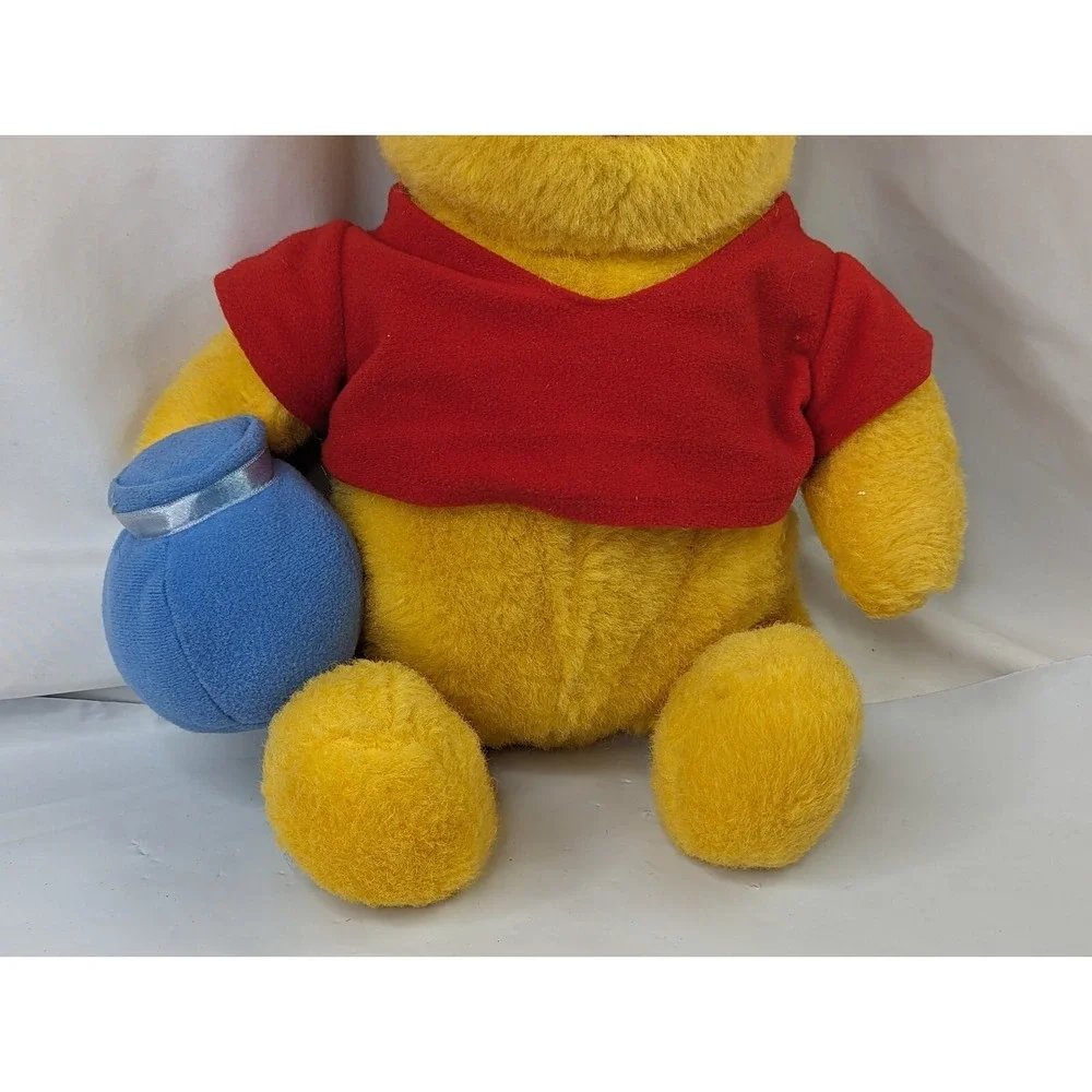 Mattel Winnie the Pooh Plush Blue Honey Pot 13 Inch Stuffed Animal‎ Toy